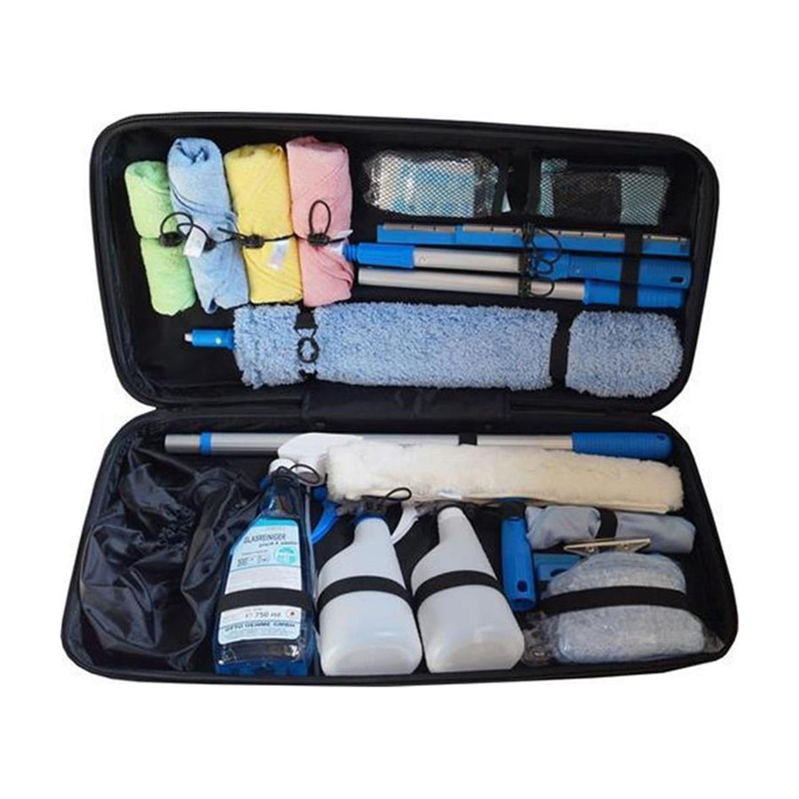 Profi Fensterputz Set 21-teilig mit Tasche