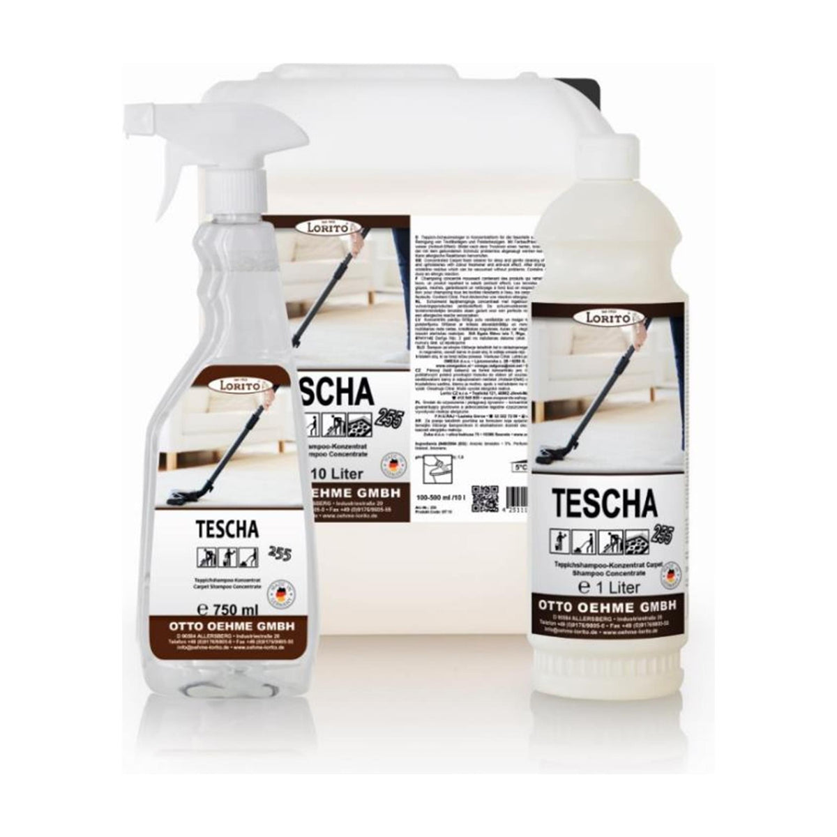 Lorito Tescha 255 Teppichshampoo Fleckentferner