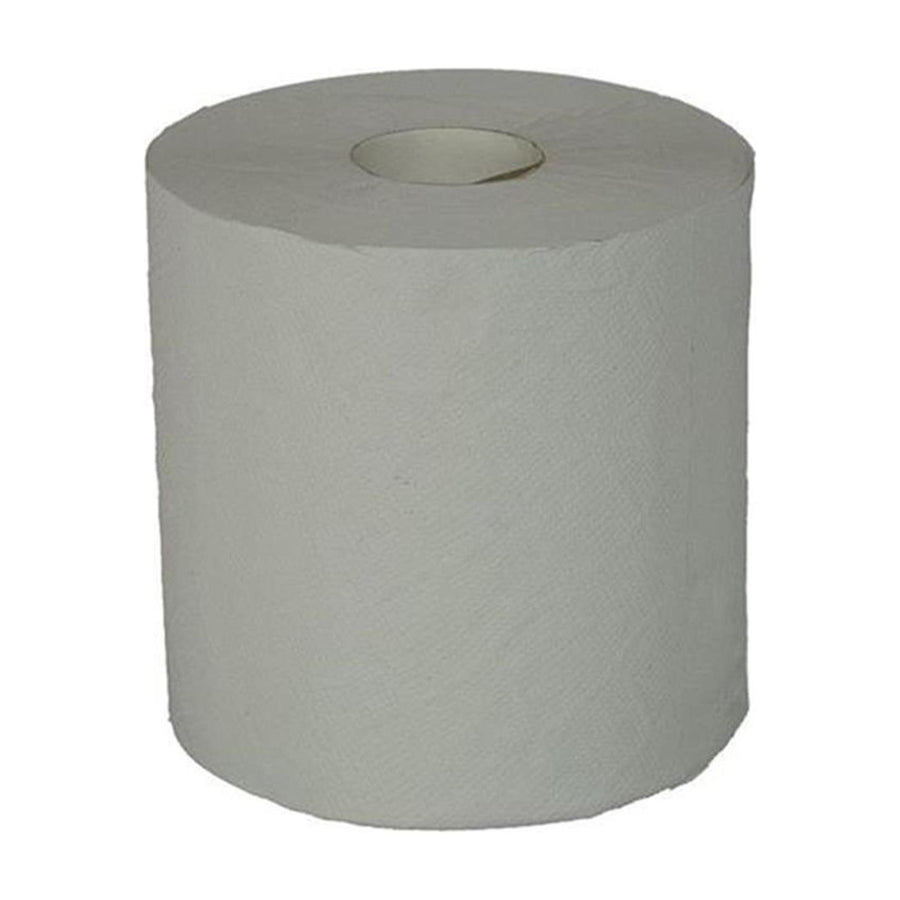 Papierhandtuchrolle Handtuchrolle Öko naturweiß 19cm x 145m