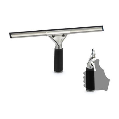 Fensterwischer Fensterabzieher, komplett schwarz 35 cm