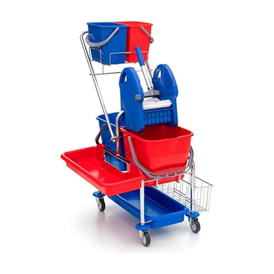 Wisch-Star Reinigungswagen Allround Doppelfahrwagen