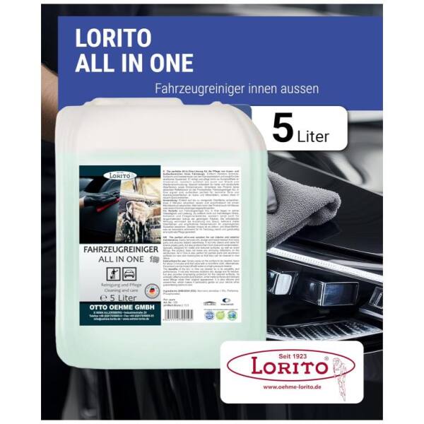 Lorito ALL IN ONE Fahrzeugreiniger innen aussen 5 Liter