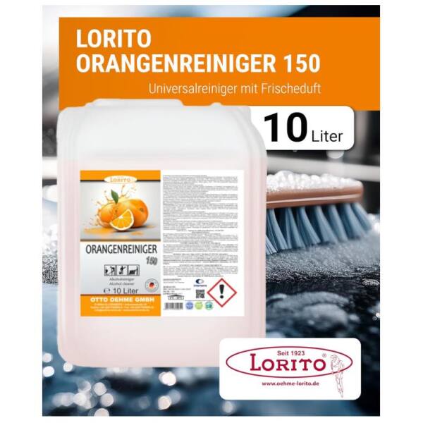 Lorito Orangenreiniger 150 Universalreiniger mit Frischeduft 10 Liter