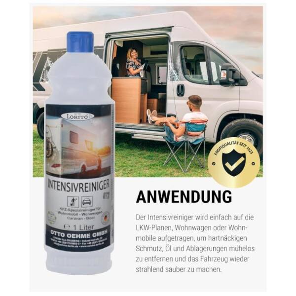 Lorito Intensivreiniger 072 für LKW-Planen, Wohnmobil und Wohnwagen 1 Liter