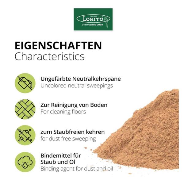 Lorito Kehrspäne Staubbindemittel
