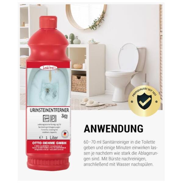Lorito Urinsteinentferner 343 1 Liter