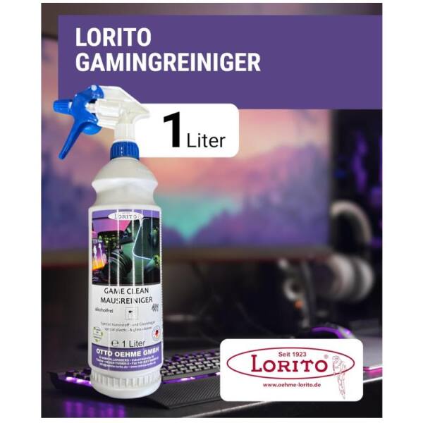 Lorito Game Clean Maus- und Tastaturreiniger 461 1L mit...