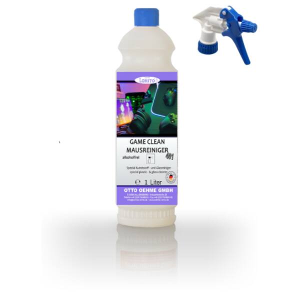 Lorito Game Clean Maus- und Tastaturreiniger 461 1L mit Sprühkopf