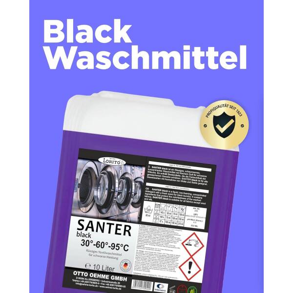 Lorito Santer Black 225 Waschmittel für schwarze...