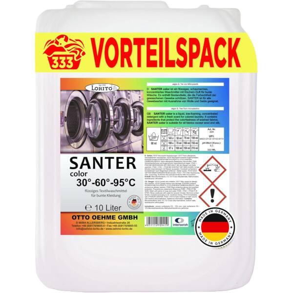 Lorito Santer Color 224 Waschmittel bunte Wäsche...