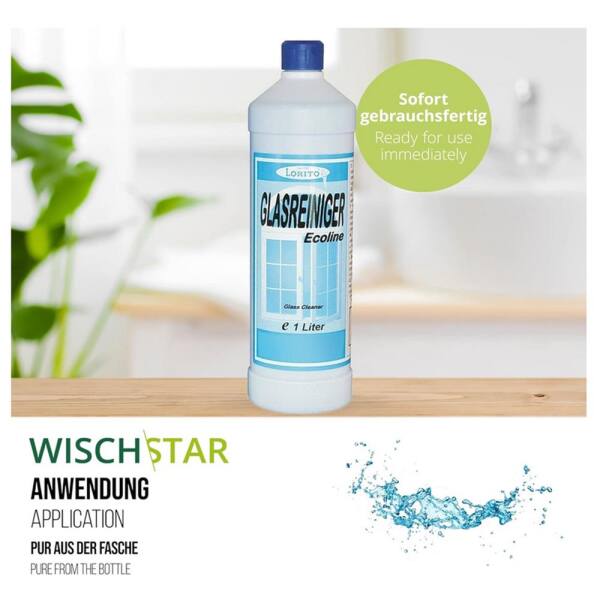 Profi Fensterputz Set 6-teilig Glasreinigungsset mit Eimer