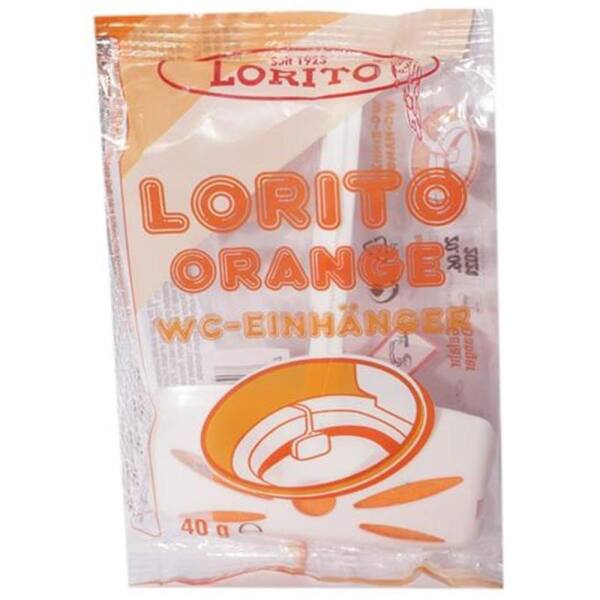 Lorito Toiletteneinhänger WC-Duftspüler Toilettenduft  Orange