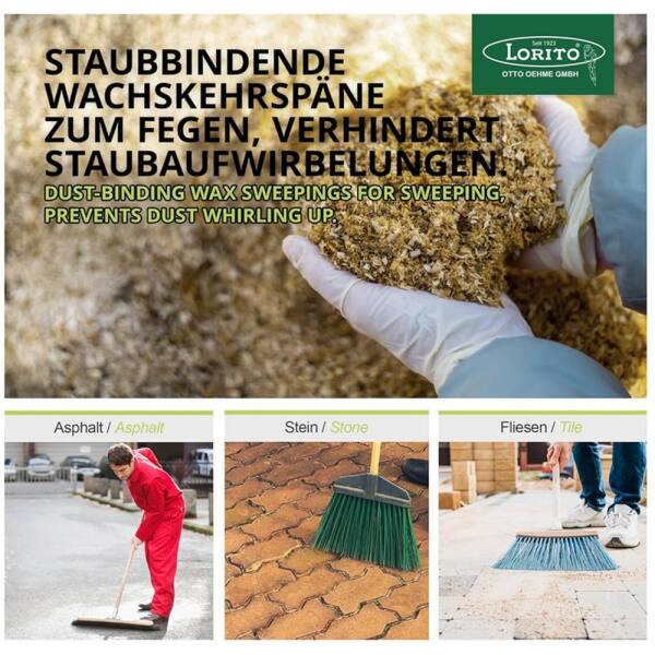 Lorito Wachskehrspäne 403 Kehrspäne Staubbindemittel
