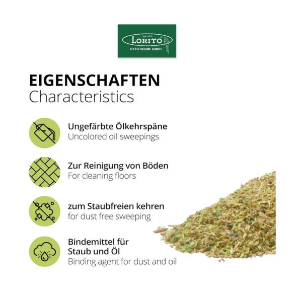 Lorito Ölkehrspäne 405 Kehrspäne Staubbindemittel