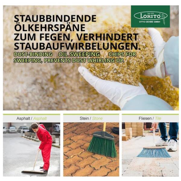 Lorito Ölkehrspäne 405 Kehrspäne Staubbindemittel