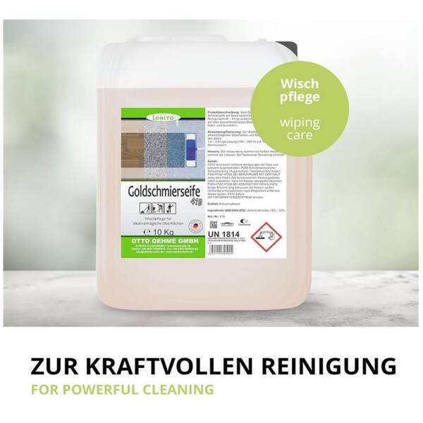 Lorito Goldschmierseife 419 Schmierseife rückfettend viskos 10 Liter
