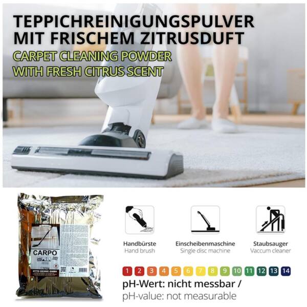 Teppichreiniger Teppichpulver Carpo 0,5 kg