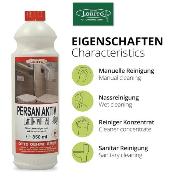 Lorito Persan 304 Kalklöser Kalkentferner mit Aktivsauerstoff
