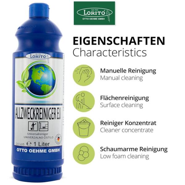 Allzweckreiniger  Eco u. fresh EU-Ecolabel 1 Liter