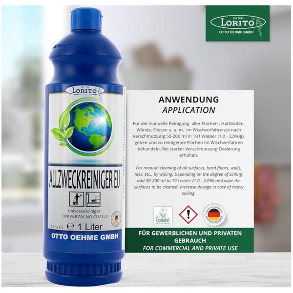 Allzweckreiniger  Eco u. fresh EU-Ecolabel 1 Liter