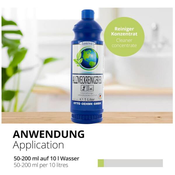 Allzweckreiniger  Eco u. fresh EU-Ecolabel 1 Liter