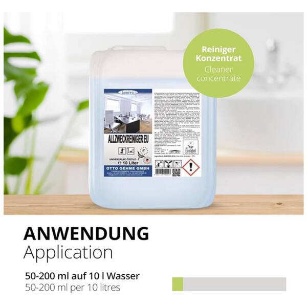 Allzweckreiniger EU-Ecolabel (Blume) 10 Liter