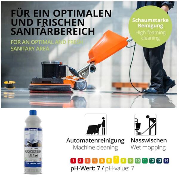 frisch und sauber Alkohol- und Glanzreiniger 1 Liter