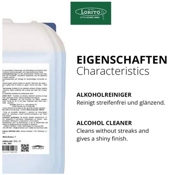 frisch und sauber Alkohol- und Glanzreiniger 10 Liter