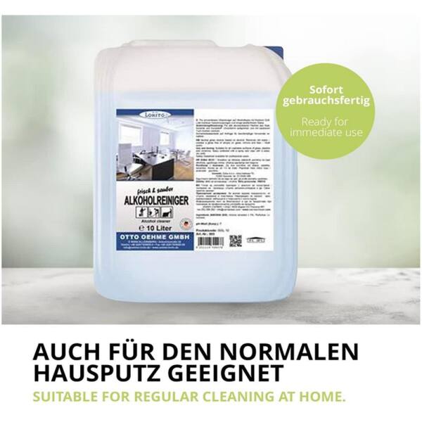 frisch und sauber Alkohol- und Glanzreiniger 10 Liter