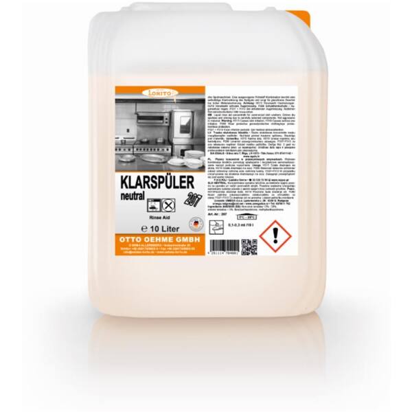 Klarspüler neutral 207 10 Liter