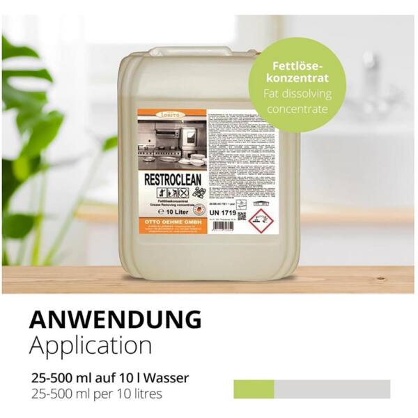 Fettlöser Grillreiniger Restroclean 242 10 Liter