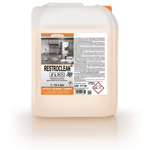 Fettlöser Grillreiniger Restroclean 242 10 Liter