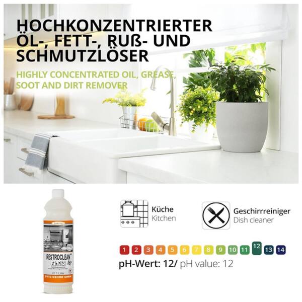 Fettlöser Grillreiniger Restroclean 242 1 Liter