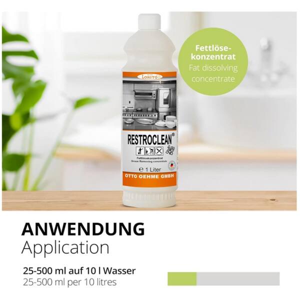 Fettlöser Grillreiniger Restroclean 242 1 Liter