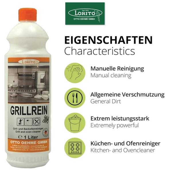 Fettlöser & Grillreiniger 204 1 Liter