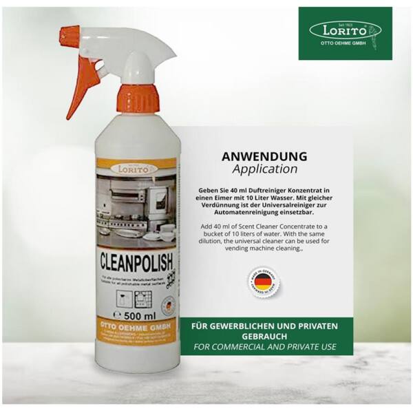 Clean Polish Cleanpolish 333 Edelstahlpflege Möbelpflege 0,5 Liter