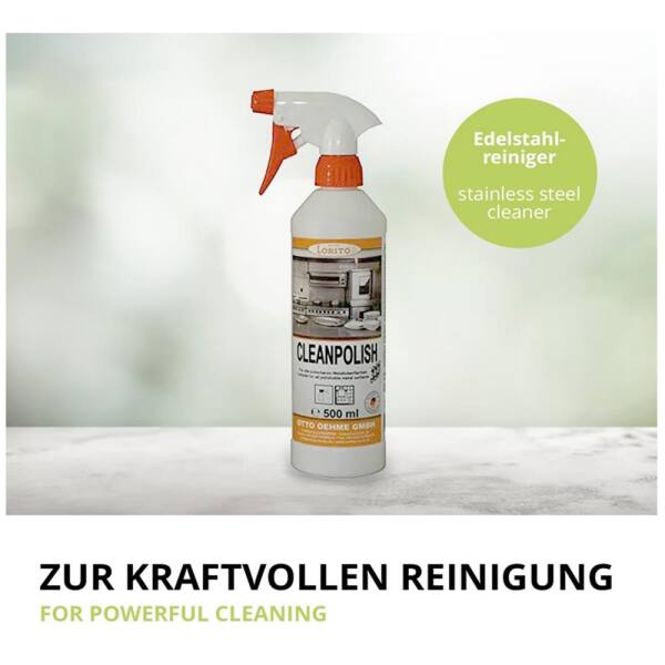 Clean Polish Cleanpolish 333 Edelstahlpflege Möbelpflege 0,5 Liter