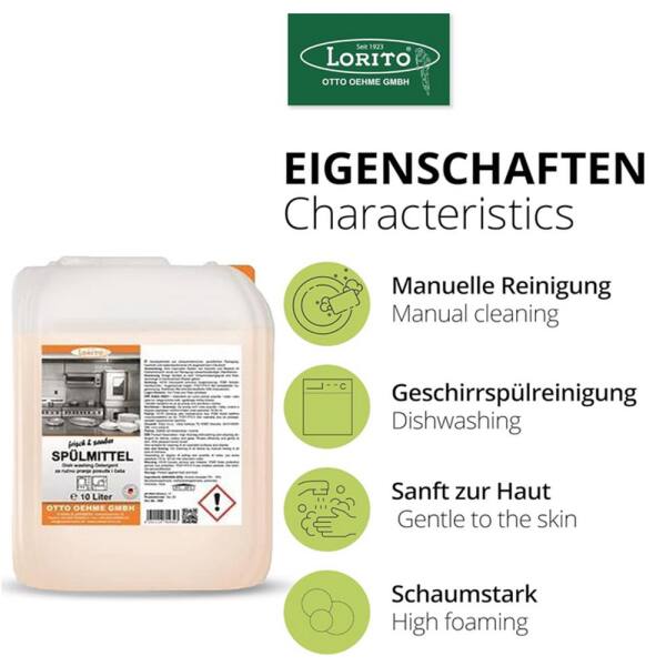 frisch und sauber Handspülmittel 10 Liter