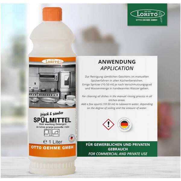 frisch und sauber Handspülmittel 1 Liter