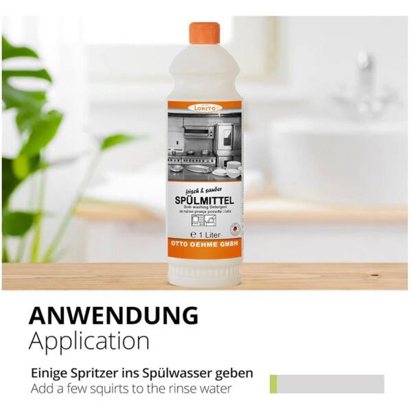 frisch und sauber Handspülmittel 1 Liter
