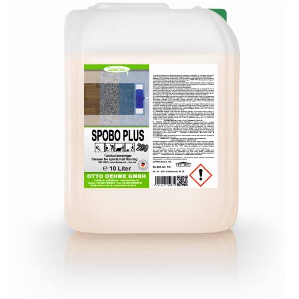Wischpflege Spobo Plus für Sportböden 10 Liter