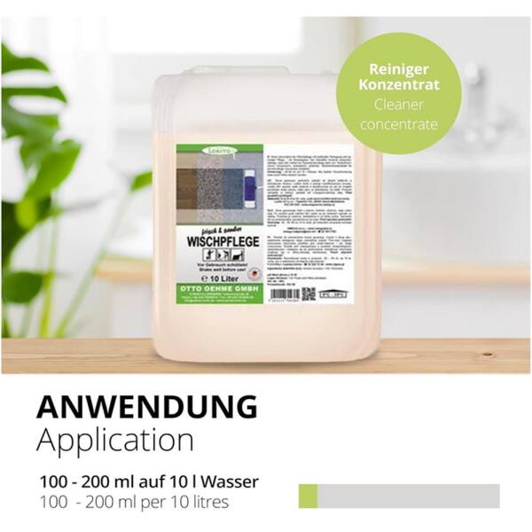 frisch und sauber Wischpflege Unterhaltsreiniger 10 Liter
