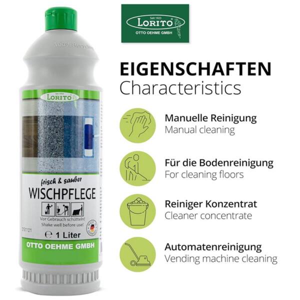 frisch und sauber WischpflegeUnterhaltsreiniger 1 Liter