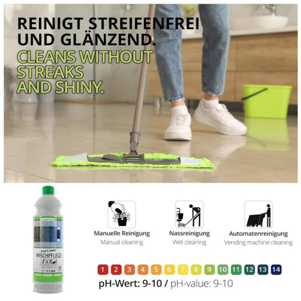 frisch und sauber WischpflegeUnterhaltsreiniger 1 Liter