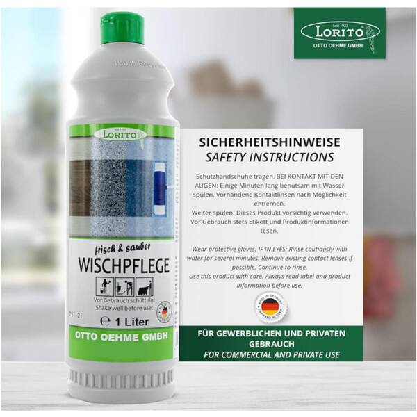 frisch und sauber WischpflegeUnterhaltsreiniger 1 Liter