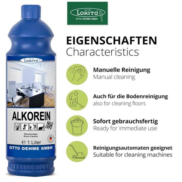 Wischpflege Alkorein 254 1 Liter