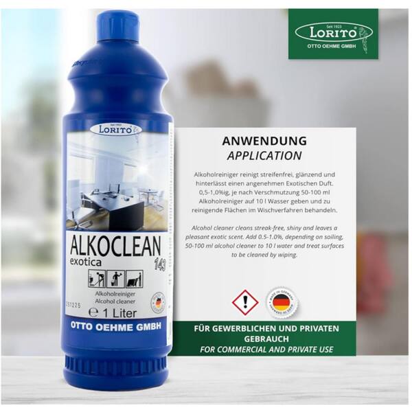 Wischpflege Alkoclean Exotica 143 1 Liter