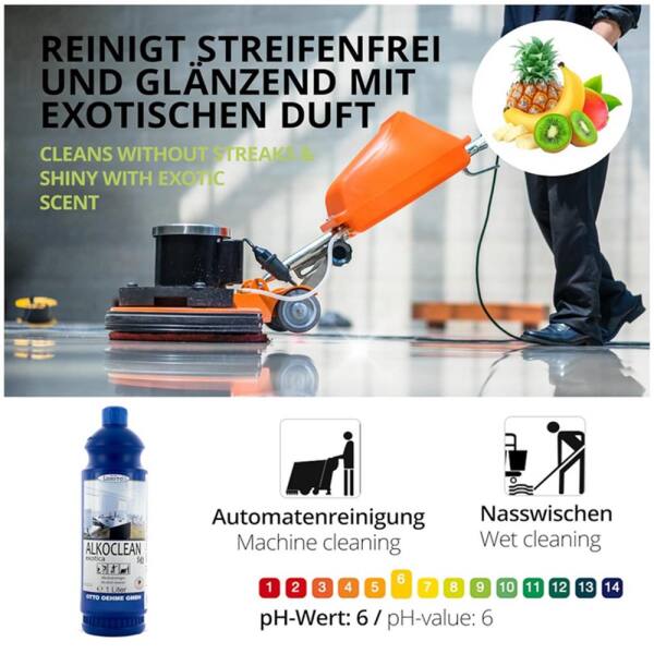 Wischpflege Alkoclean Exotica 143 1 Liter