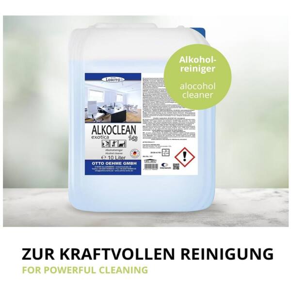 Wischpflege Alkoclean Exotica 143 10 Liter