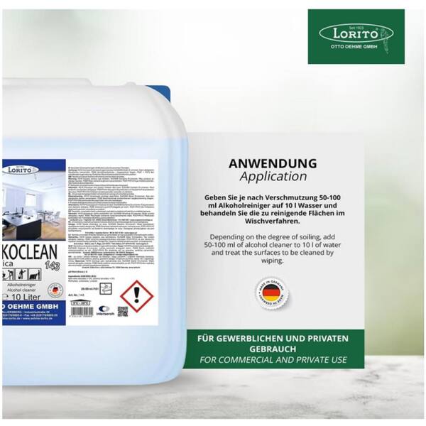 Wischpflege Alkoclean Exotica 143 10 Liter